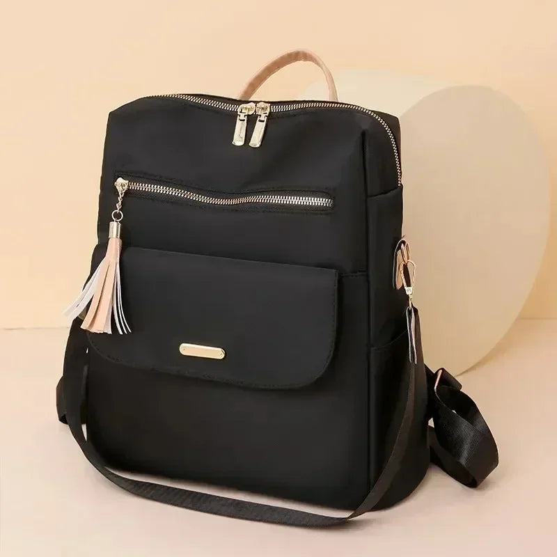 Elegant Nylon Backpack – Soft, Stylish &amp; Practical